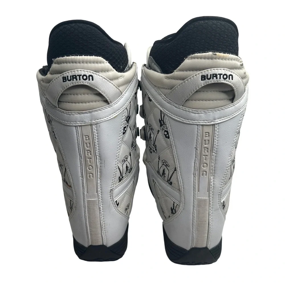 Burton SHAUN WHITE Men's 6 Snowboard Boots‎ White Imprint 3 Y2K Outdoors